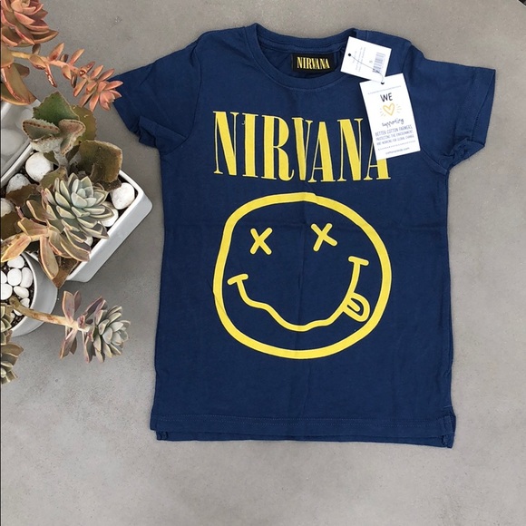 nirvana t shirt cotton on